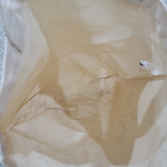 Mud Pie Canvas Tote With Gold Lettering - Picture 5 of 6